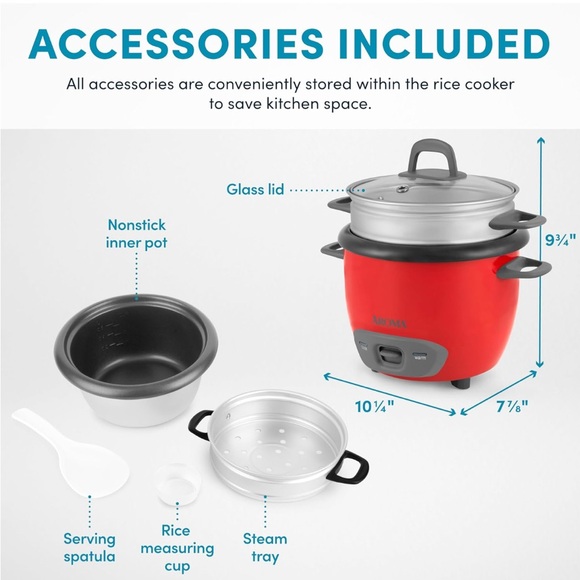 Roma Red Multi-Function Cooker - Picture 3 of 7